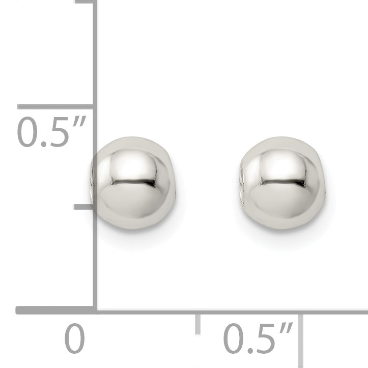 Sterling Silver Polished Two Piece Bead Set