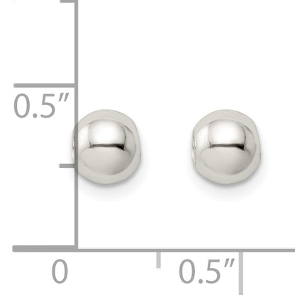 Sterling Silver Polished Two Piece Bead Set