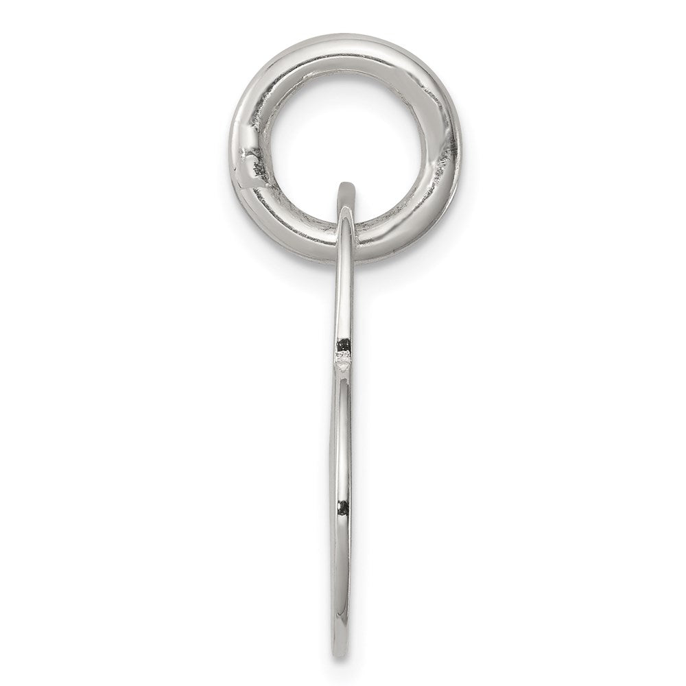 Sterling Silver Heart W/Cut Out Charm