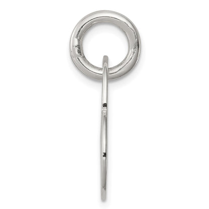 Sterling Silver Heart W/Cut Out Charm