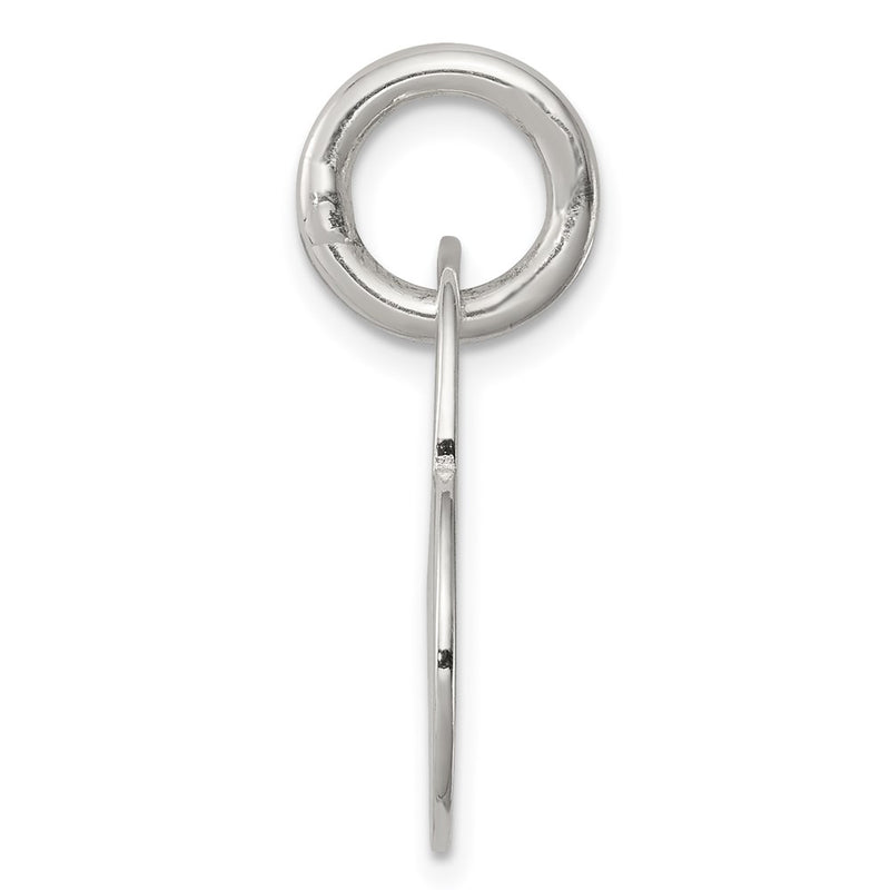 Sterling Silver Heart W/Cut Out Charm