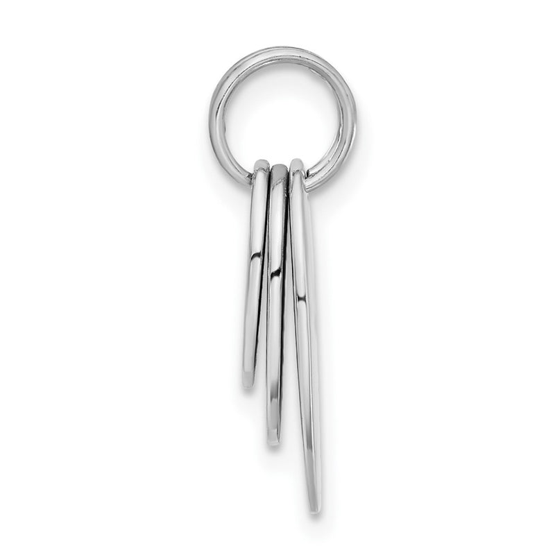 Sterling Silver Polished Wish True Love Charm