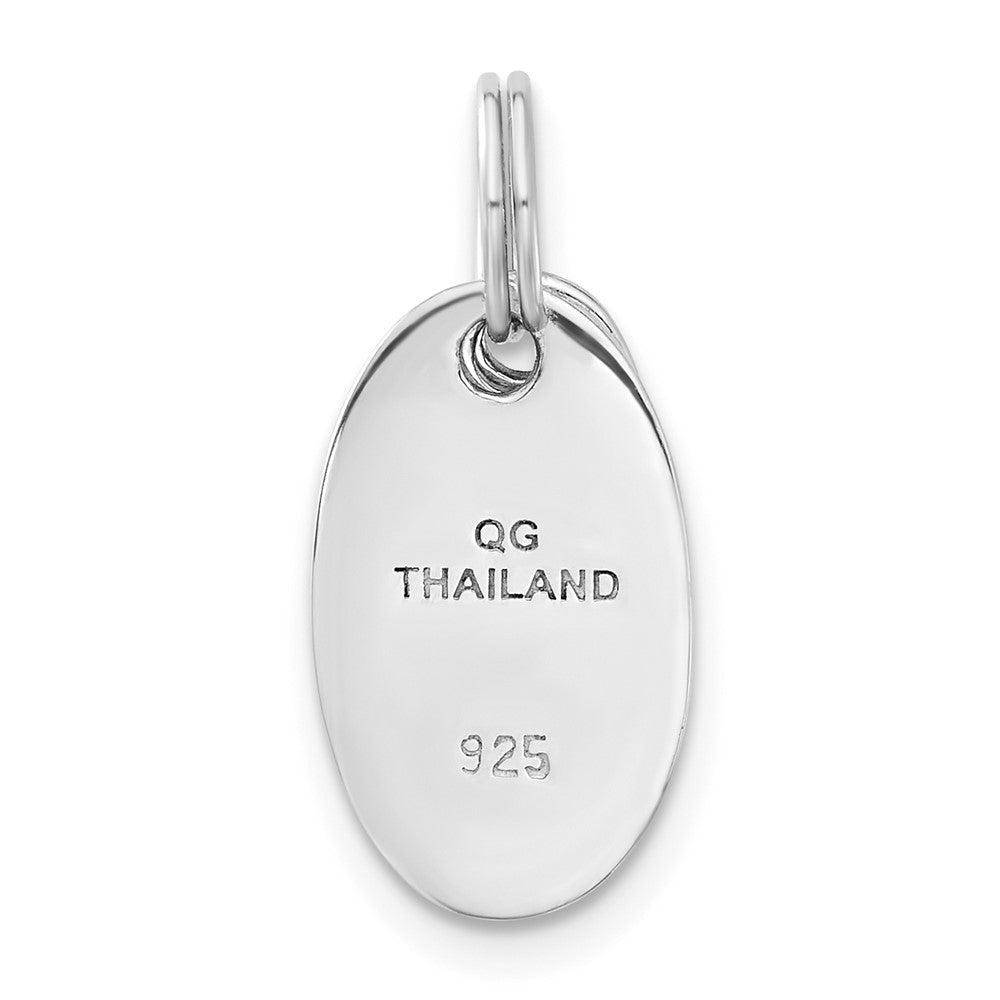 Sterling Silver Polished Wish True Love Charm
