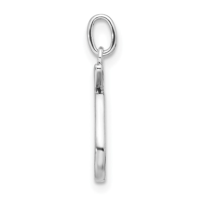 Sterling Silver Enameled Pear Charm
