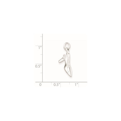 Sterling Silver Sling Back Heel Charm