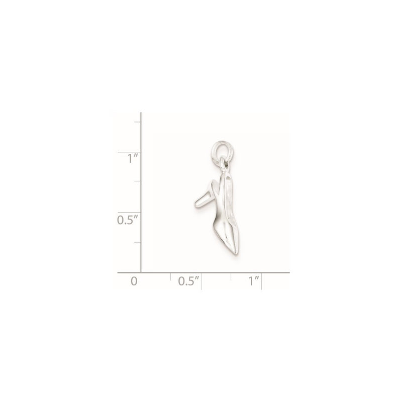 Sterling Silver Sling Back Heel Charm