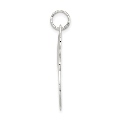 Sterling Silver Africa Continent With Elephant Cutout Pendant