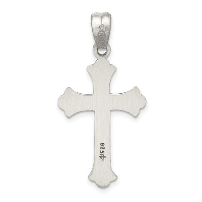 Sterling Silver Antiqued Cross Pendant