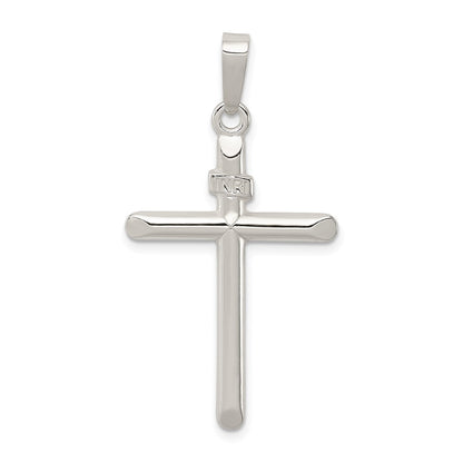 Sterling Silver Polished Inri Cross Pendant