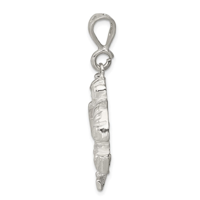 Sterling Silver Hockey Goalie Charm