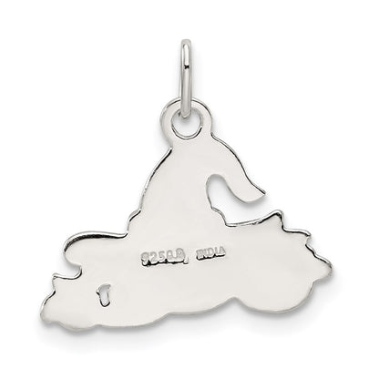 Sterling Silver Witch Charm