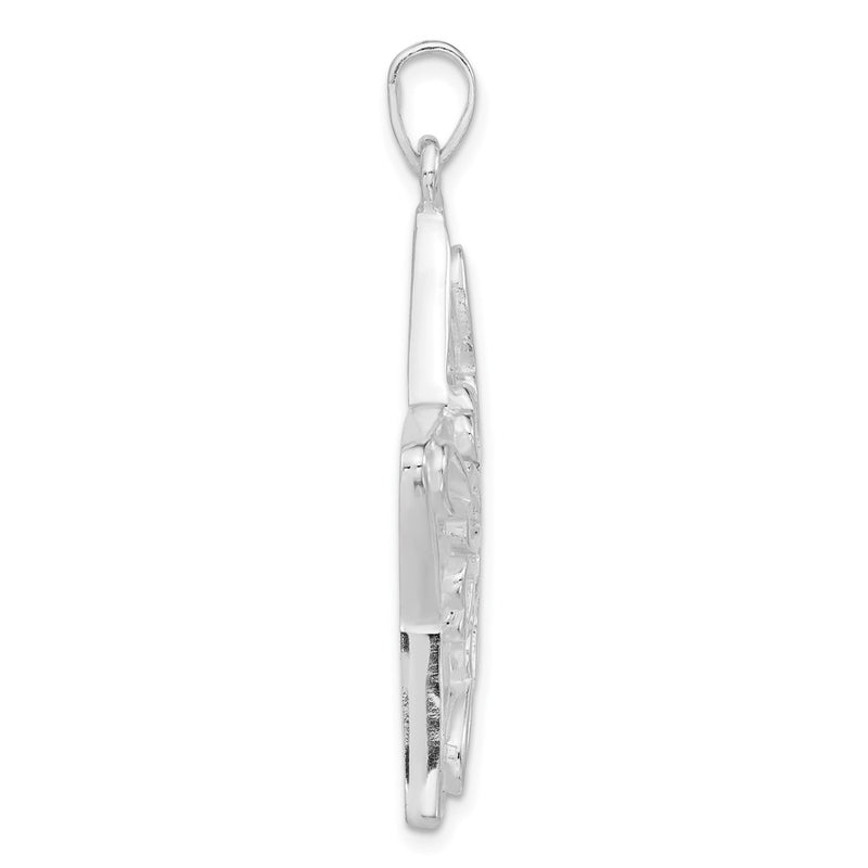 Sterling Silver Polished Star Pendant