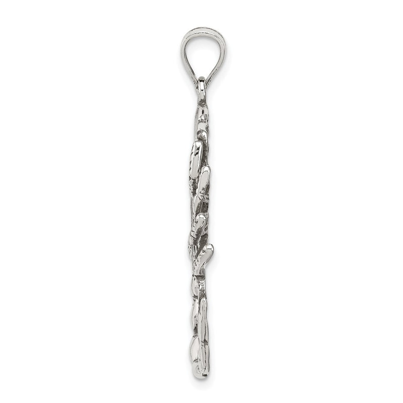 Sterling Silver Antiqued Scorpion Charm