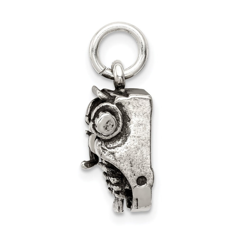 Sterling Silver Antiqued Typewriter Charm