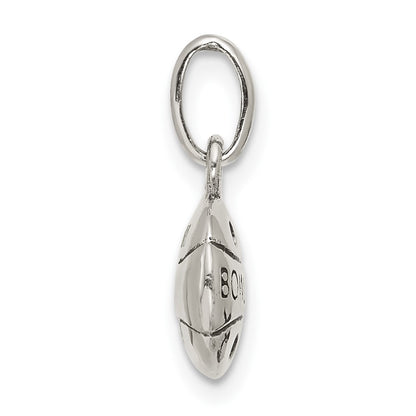 Sterling Silver Antiqued Bowling Ball And Pins Charm