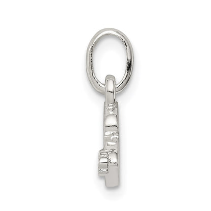 Sterling Silver Letter B With Enamel Pendant