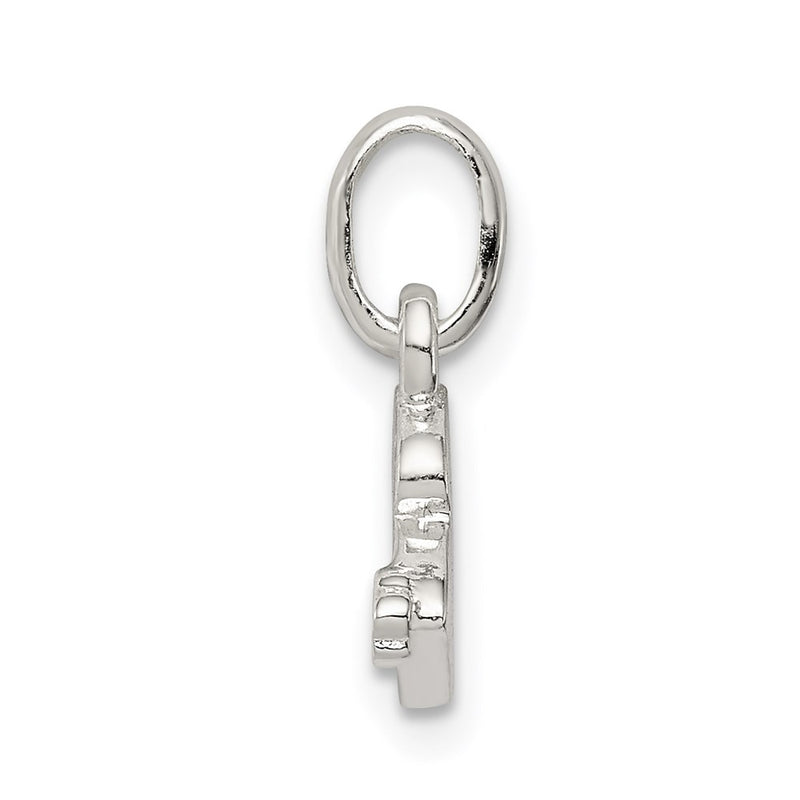Sterling Silver Letter B With Enamel Pendant