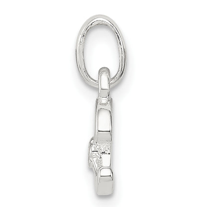 Sterling Silver Letter C With Enamel Pendant
