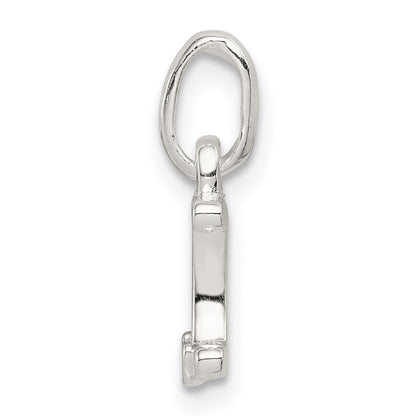 Sterling Silver Letter I With Enamel Pendant