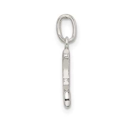 Sterling Silver Polished #1 Mom Charm