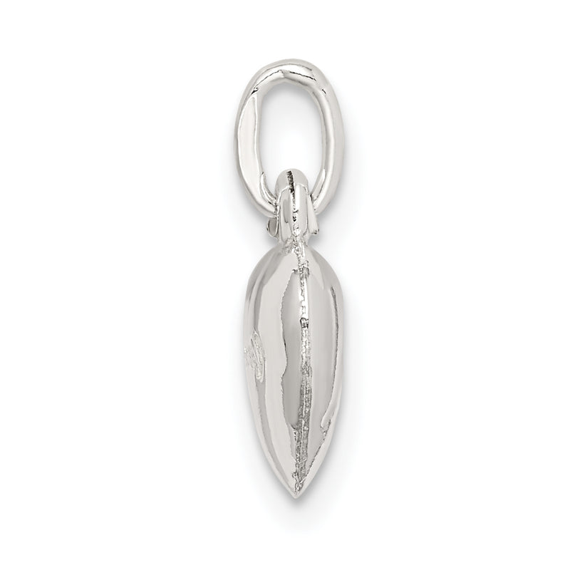 Sterling Silver Polished Love Reversible Puff Heart Charm