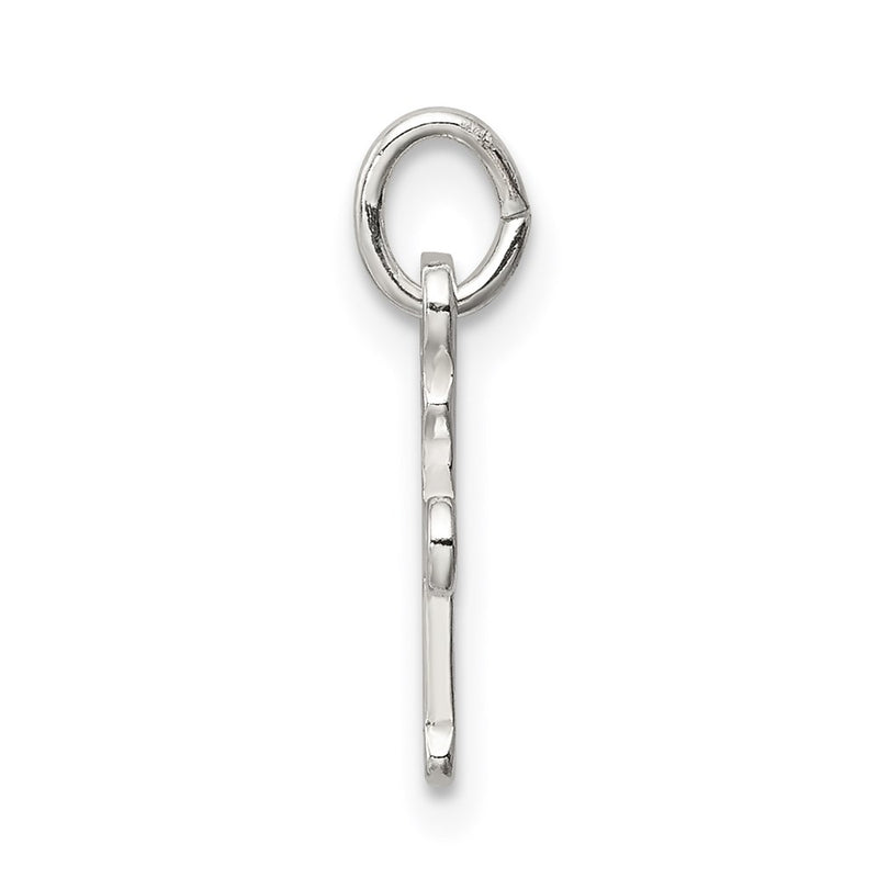 Sterling Silver Polished Cross Charm