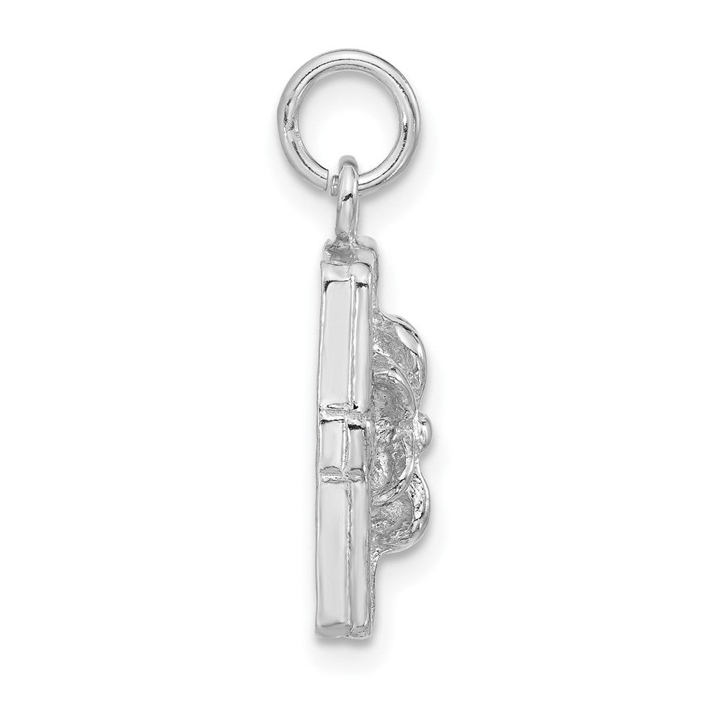 Sterling Silver Polished Present Charm