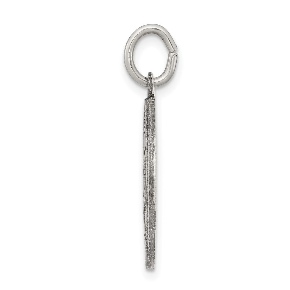 Sterling Silver Antiqued And Brushed Pope Francis Medal