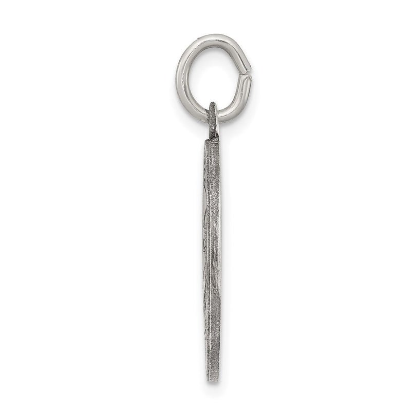 Sterling Silver Antiqued And Brushed Pope Francis Medal