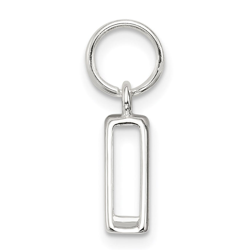 Sterling Silver Letter A Initial Charm
