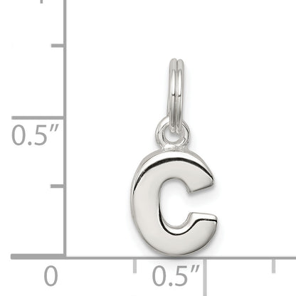 Sterling Silver Letter C Initial Charm