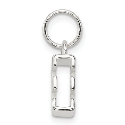 Sterling Silver Letter E Initial Charm