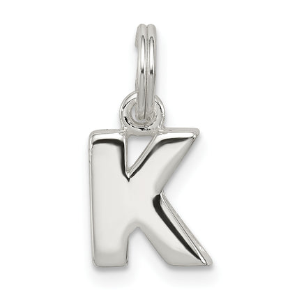 Sterling Silver Letter K Initial Charm