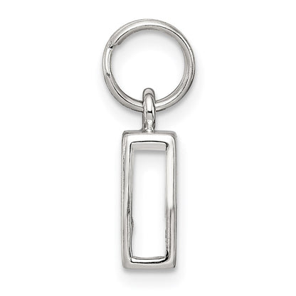 Sterling Silver Letter P Initial Charm
