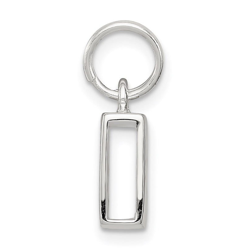 Sterling Silver Letter R Initial Charm