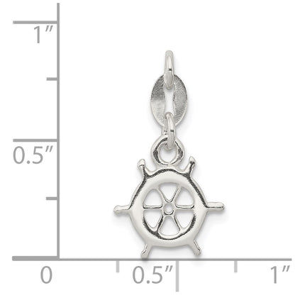 Sterling Silver Polished Nautical Charm