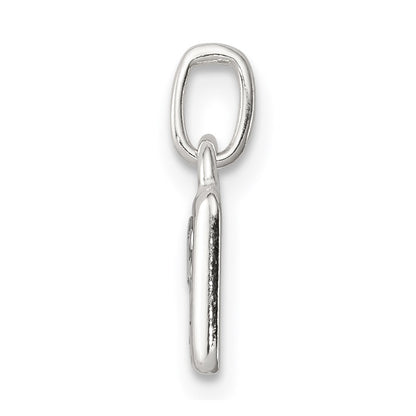 Sterling Silver Polished Enamel Abc 123 Pendant