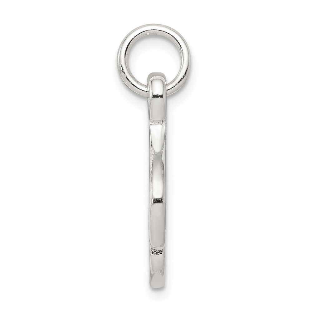 Sterling Silver Polished Music Note Charm