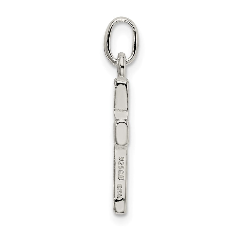 Sterling Silver Cut-Out Cross Charm