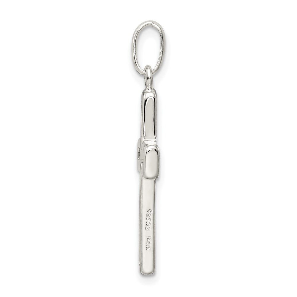 Sterling Silver Cut-Out Cross Charm