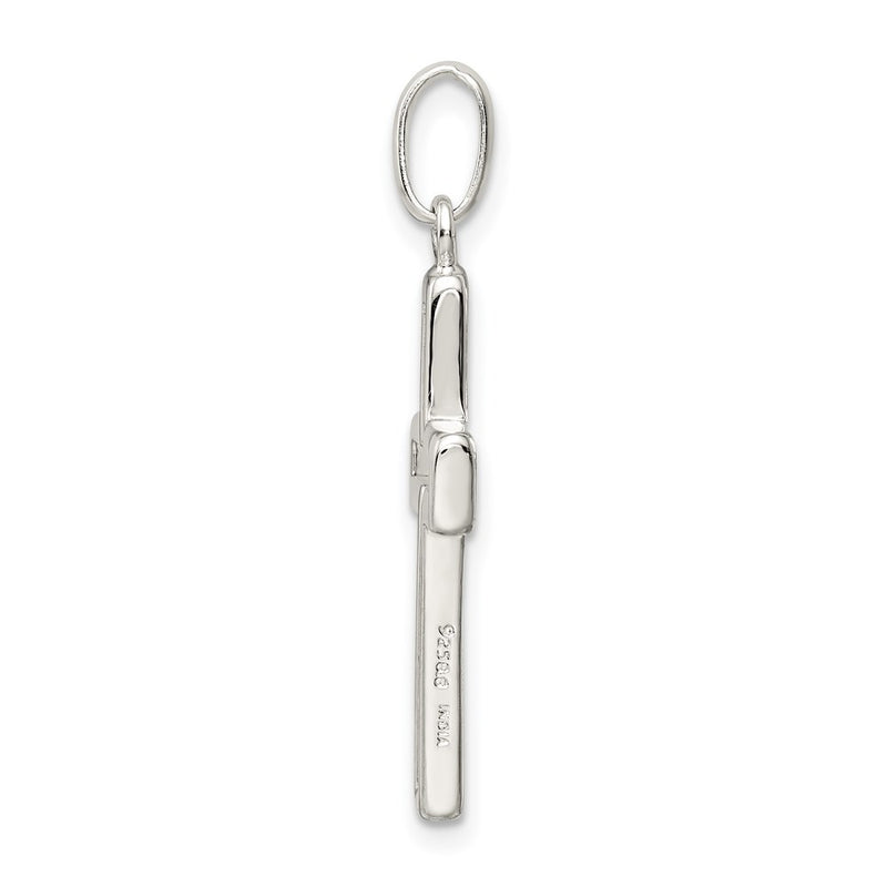Sterling Silver Cut-Out Cross Charm