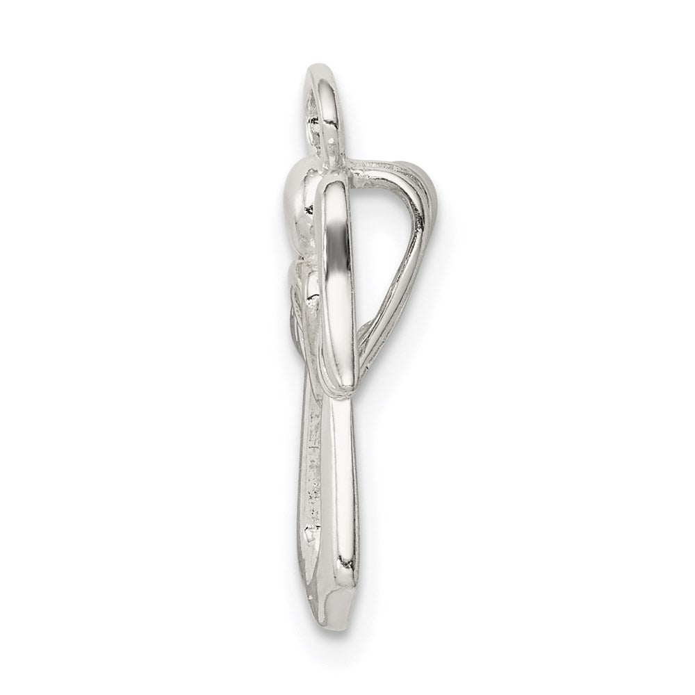 Sterling Silver & Gold Tone Angel Chain Slide