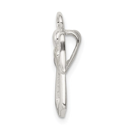 Sterling Silver & Gold Tone Angel Chain Slide