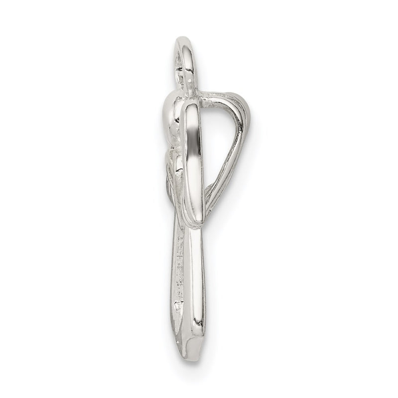 Sterling Silver & Gold Tone Angel Chain Slide