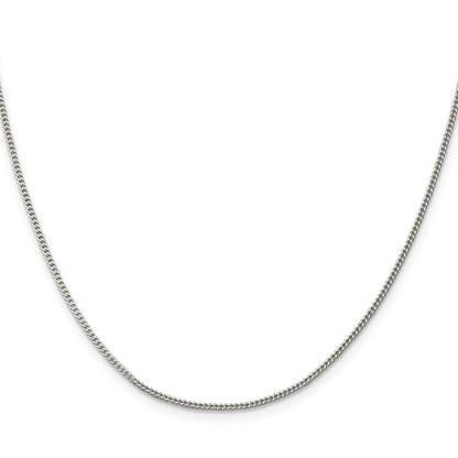 36 Inch Sterling Silver 1.5mm Curb Chain Necklace