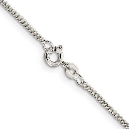 20 Inch Sterling Silver 1.5mm Curb Chain