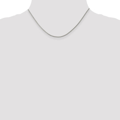 16 Inch Sterling Silver 1.5mm Curb Chain Necklace