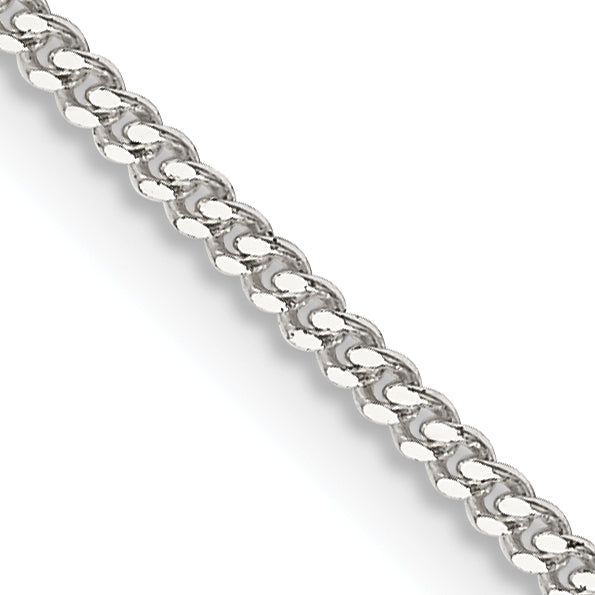 20 Inch Sterling Silver 1.5mm Curb Chain