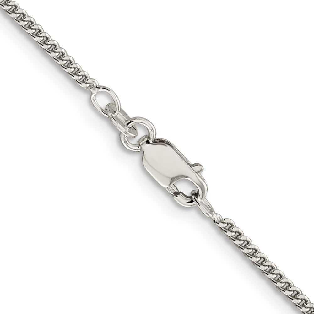 36 Inch Sterling Silver 1.75mm Curb Chain Necklace