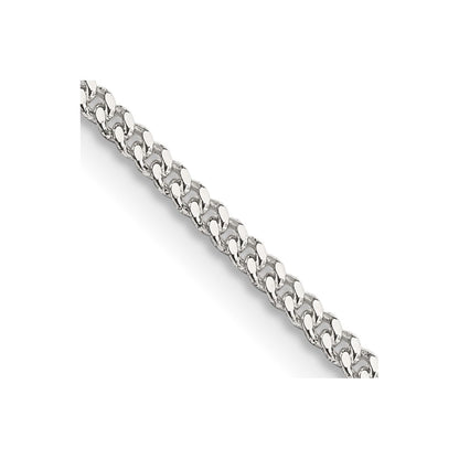 28 Inch Sterling Silver 1.75mm Curb Chain Necklace